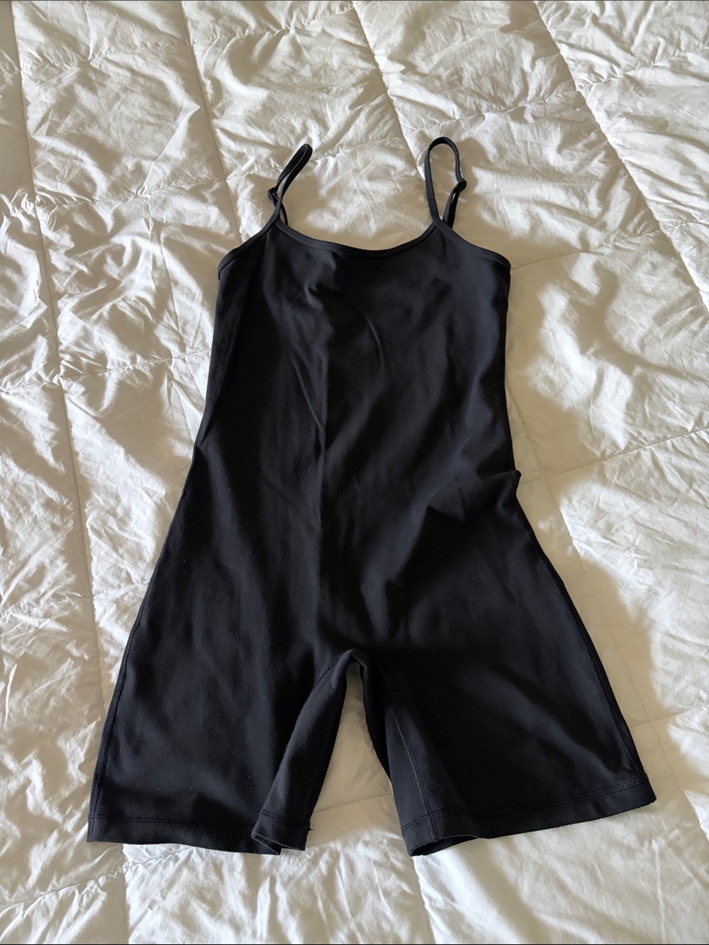 Aritzia Black Sleeveless Romper with Adjustable Straps